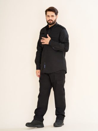 ست پیراهن و شلوار تاکتیکال 5.11 اورجینال رنگ مشکی PN12016