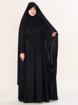 چادر سارافونی ساده زنانه با پارچه مکنس کره اصل کد CH624079