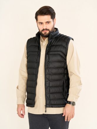 کاپشن بادی پافر مشکی KC12079