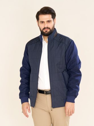 کاپشن کراس آستین فاستونی رنگ سورمه ای KC12091