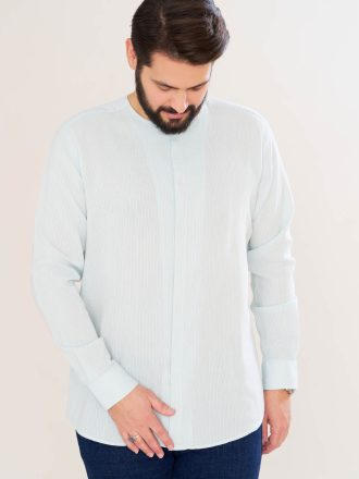 پیراهن عربی بدون یقه مدل هادی پارچه جودون پنبه کد PS21114