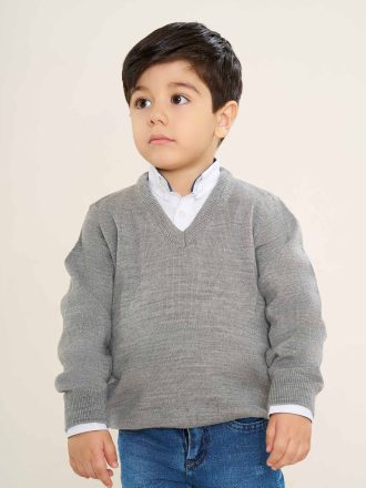 بلوز بافت بچگانه رنگ نوک مدادی کد PU41018